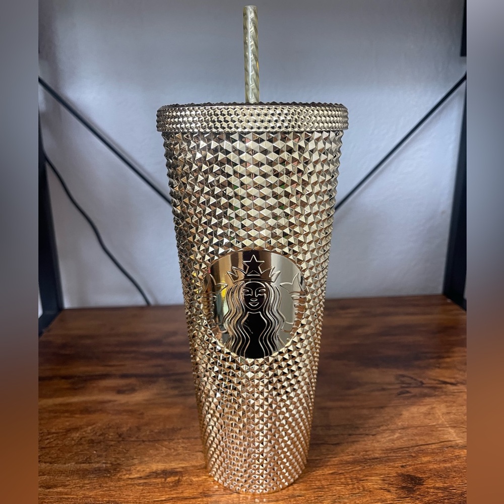 Starbucks Gold Studded Tumbler